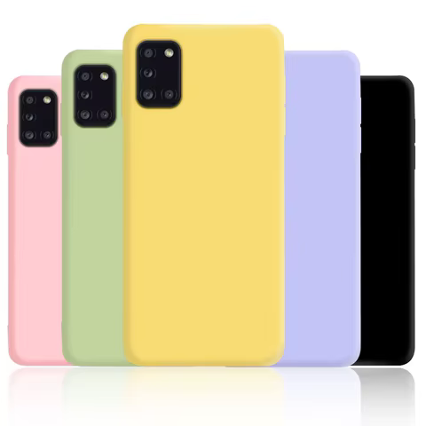 Liquid Silicone Soft Phone Case for Samsung Galaxy A31 A41 A51 A71 A11 A21S A12 A22 A32 A42 A52 A72 4G 5G Back Cover Fundas 8 best sales samsung a22 5g back cover - №8