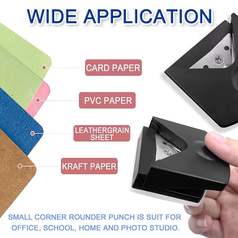 4mm Radius Corner Rounder Punch Paper Corner Rounder Paper Hole Cutter for Photo Paper,Black 10 best sales customized hole punch - №7
