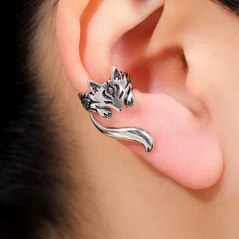 10 best sales ear cuffs silver - №8