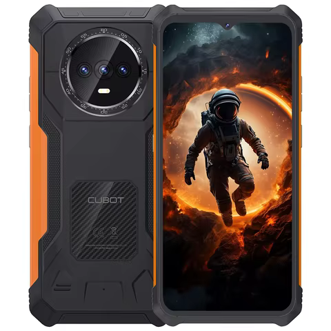 Cubot KingKong ES Ultra-thin Rugged Android Smartphone, 16GB RAM(6GB+10GB), 128GB ROM, 6.56 8 best sales black berry smartphone - №1