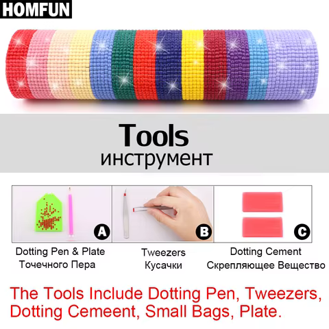 10 best sales homfun official store diamond painting - №7