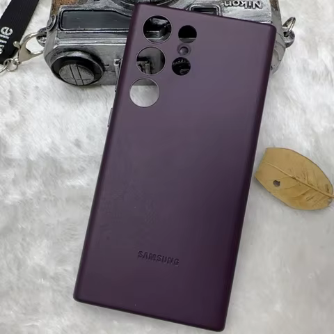 Luxury Official Leather Case Samsung Galaxy S24 Ultra S23 S22 Ultra S24 Plus All Inclusive Lens Protection Back Cover With Box 6 best sales samsung official store - №3