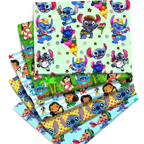 12 best sales lilo and stitch fabric - №11