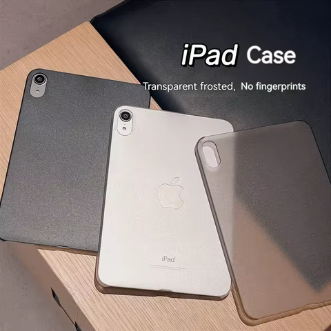 Transparent For iPad Mini 6 Case Frosted Fingerprint Resistant Ultra Thin PC Hard Case Simple For iPad 10th 9th 8th 10.2 Air 5 4 8 best sales ipad a1671 screen replacement - №7
