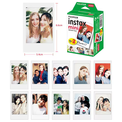 10-100 Sheets Of FUJIFILM White Edge Photo Paper Mini 11 8/9/7s/25/90/12 Universal 3 inch One-time Imaging Fujifilm Photo Paper 6 best sales fake instax mini - №6