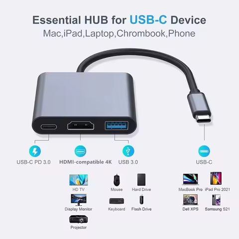 10 best sales usb c hub multiport adapter - №10