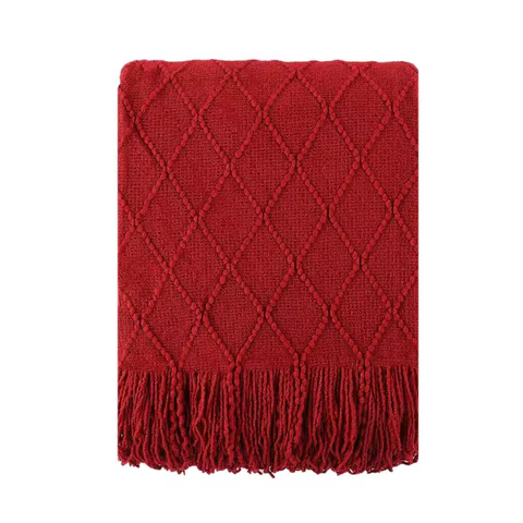 10 best sales red blanket - №10