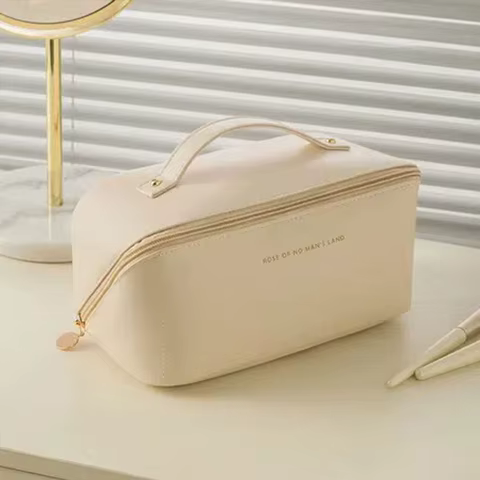 【Hot sales】Makeup Bag Portable Large Capacity Beauty and Skincare Storage Bag High Appearance Level Waterproof Clutch Bag 12 best sales mudcloth - №11