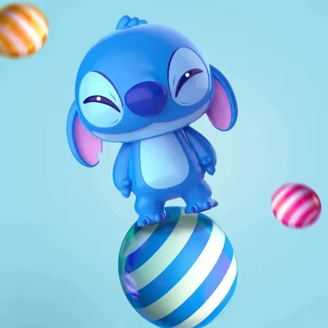 Cute Lilo Stitch Decompression Toy Stitch Model Decompression Soft Slow Rebound Doll Cartoon Figure Toy Healing Gift 6 best sales smurf plush toy - №2