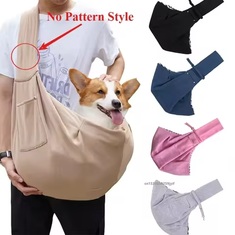 Comfortable Dog Bag Pet Crossbody Shoulder Bag Portable Outdoor Travel Cat Puppy Sling Carrier Bag Pet Carrying Supplies 8 best sales pet purse - №8