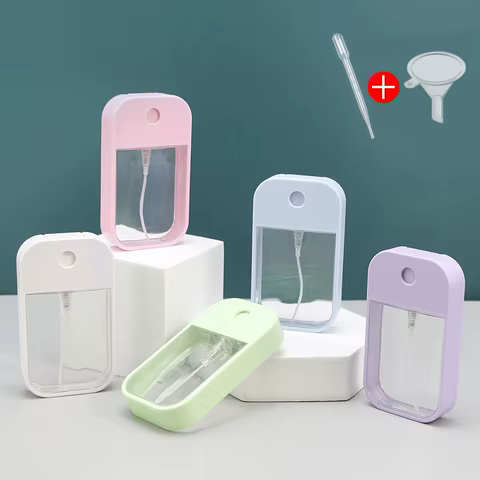 Plastic Card Bottle Perfume White Pink Blue 45ml Water Mist Spray Bottle for Hand Sanitizer Oral Spray Sprayer 10 best sales perfumes mini - №9