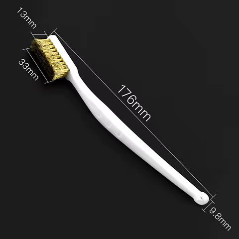 1/2/3Pcs Copper Wire Toothbrush Nozzle For 3D Printer Accessories Ender 3 CR10 MK8 E3D Extruder Cleaner Tool Copper Brush Handle 10 best sales k2s - №8