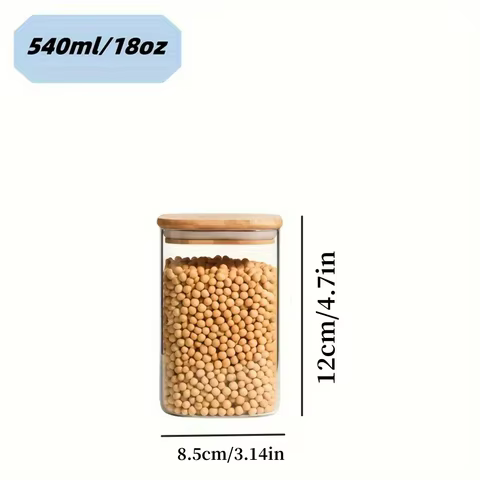 6 best sales glass jar set - №5