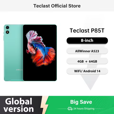 Teclast P85T Android 14 Tablet 8 Inch IPS 4+6GB RAM 64GB ROM A523 8-core Widevine L1 Wi-fi 6 Type-C 5000mAh Tablet PC Metal Body 8 best sales 8inch tablet - №2