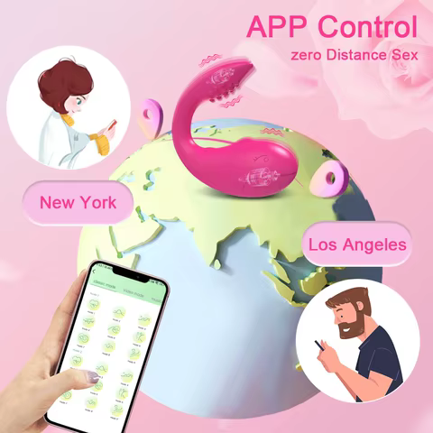 APP Remote Control Vibrator Egg for Women Clitoris Stimulator G Spot Dildo Female Wearable Panties Vibrating Adults Sex Toys 12 best sales 1 m dildo - №4