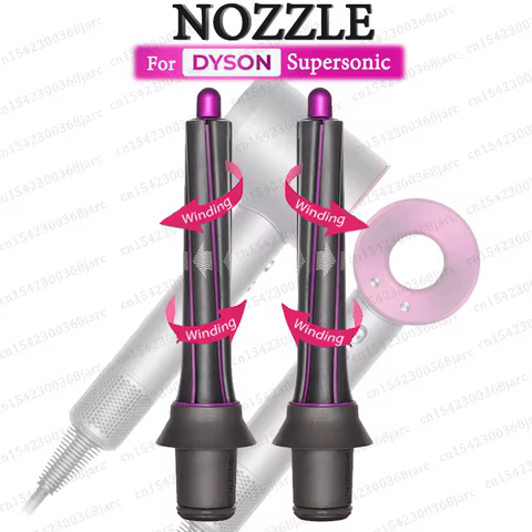 Hair Dryer Curling Attachment 40mm Automatic Curling Nozzle For Dyson Supersonic Hair Dryer Accessories Air Styler Cylinder Comb 8 best sales dyson airwrap brush - №1