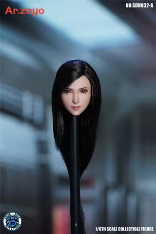 8 best sales 1 6 female head sculpt - №5