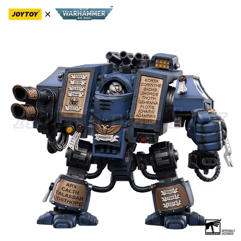JOYTOY 1/18 Action Figure Mecha 40K Space Marines Ultramarines Venerable Dreadnought Re-issue Version Anime Toy Gift 12 best sales space marine - №11