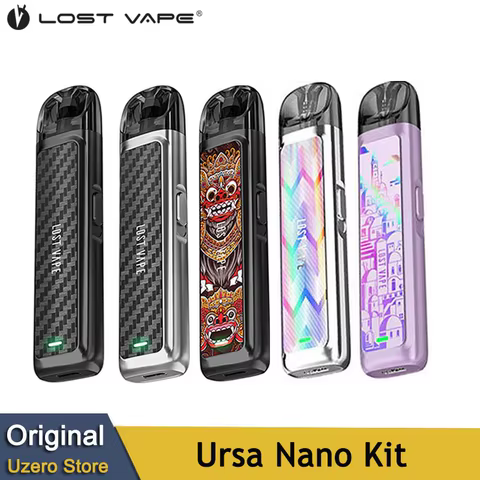 Original LostVape Ursa Nano Kit 18W Vape with 800mAh Battery 2.5ml Pod Cartridge 0.8ohm Electronic Cigarette Vaporizer 10 best sales vape disposable - №9