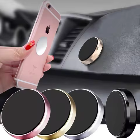 Magnetic Car Phone Holder Universal Car Phone Stand for iPhone Xiaomi Huawei Samsung Dashboard Wall Mounted Car Magnet Sticker 8 best sales marshall white - №3