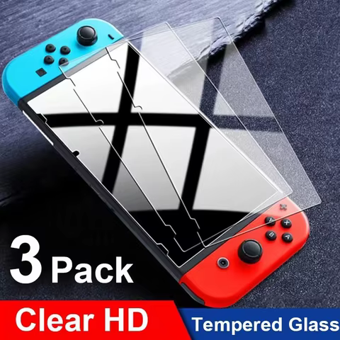 1/2/3PCS Protective Glass For Nintend Switch Tempered Glass Screen Protector for Nintendos Switch Oled Lite NS Accessories Film 12 best sales nintendo switch lite protector - №2