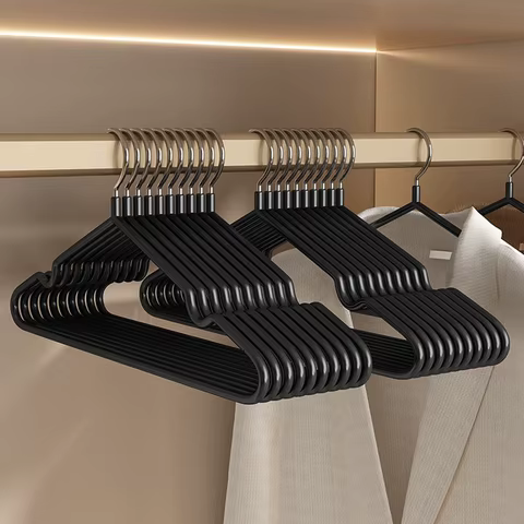 Non marking Clothes Hangers for Home Use Non slip Drying Hangers Metal Thick Clothes Hangers Storage Bedrooms Wardrobes Adult cl 8 best sales clothes hangers bulk - №4