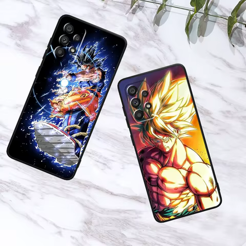 D-Dragon Ball Z Anime G-Goku For Samsung Note 20 10 Ultra Plus A31 A14 A12 A70 A34 A25 A04 A05 A15 A24 5G Black Soft Phone Case 6 best sales g shock dragon ball - №4