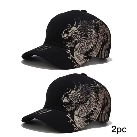 Chinese Style Dragon Pattern Baseball Hat For Men And Women, Versatile National Tide Cap, Hip Hop Hip Hop Skateboarding, Cool 6 best sales fanxiang - №6