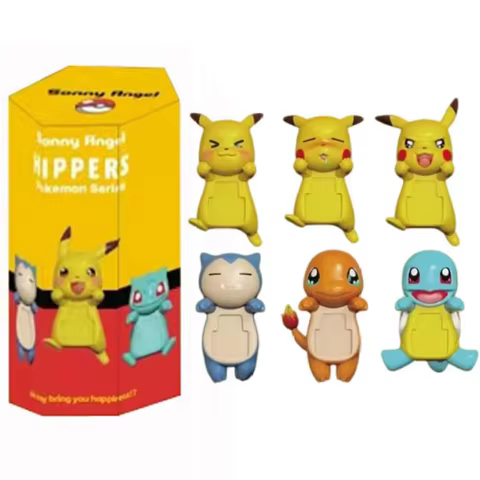 New Blind Box Pokemon Surprise Pikachu Bulbasaur Party Angel Mysterious Blind Box Anime Figure Model Children Toy Christmas Gift 10 best sales mini brands - №6