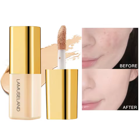 Waterproof Matte Mini Liquid Concealer Foundation Lasting Cover Acne Dark Circles Corrector Professional Face Concealer Makeup 12 best sales colour corrector - №12