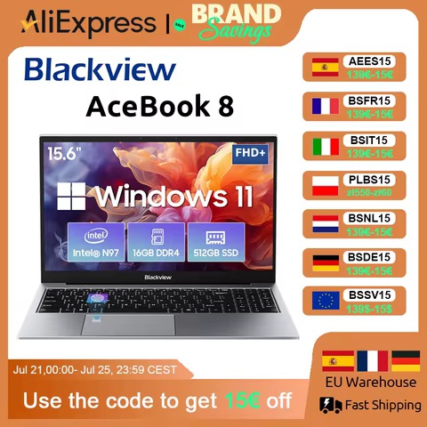 Blackview AceBook 8 Laptop 15.6 10 best sales laptop oled - №10
