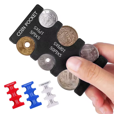 1PC Japanese Travel Coin Dispenser Portable Coin Holder Wallet Cash Money Box Mini Organizer Capacity of 29 Coin 12 best sales coins dispenser - №7