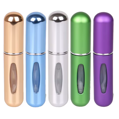 5ml Perfume Atomizer Portable Liquid Cosmetics Containers Traveling Mini Alcochol Perfume Refillable Bottles Empty Spray Bottle 12 best sales nicotine liquid - №3