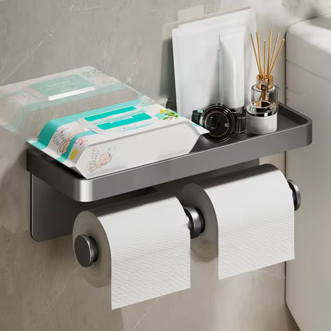 12 best sales toilet tissue holder - №7