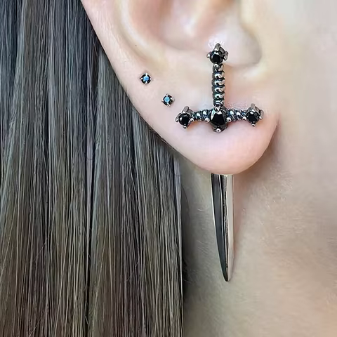 10 best sales earrings with natural stones - №5