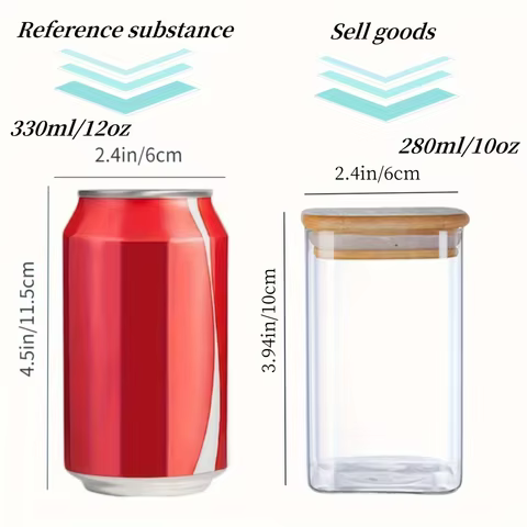 6 best sales glass jar set - №3