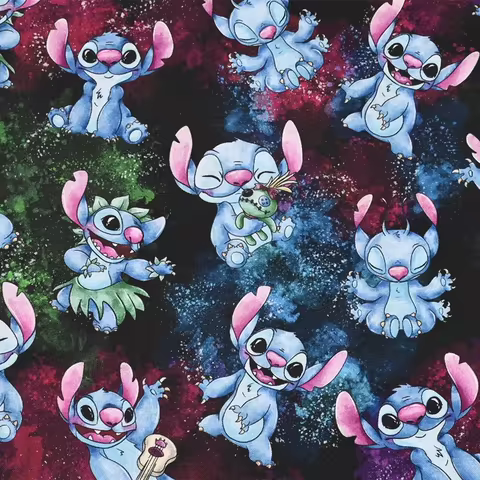 12 best sales lilo and stitch fabric - №9