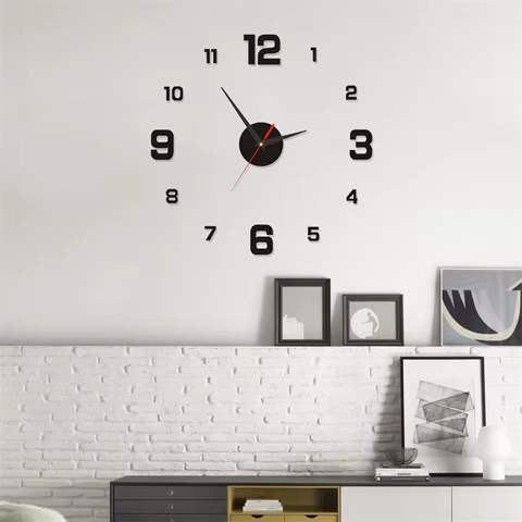 10 best sales 3d clock wall - №2