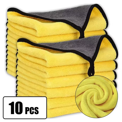 Car Wash Microfiber Towel 30x30/60CM Car Cleaning Drying Cloth Hemming Car Care Cloth Detailing Car Wash Towel 12 best sales playdoh - №9
