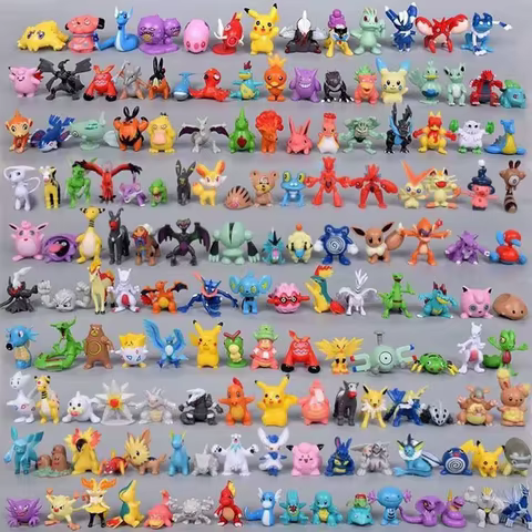 144 Style Pokemon Figure Toys Anime Pikachu Action Figure Model Ornamental Decoration Collect Toys For Children's Christmas Gift 10 best sales 50 cent figure - №7