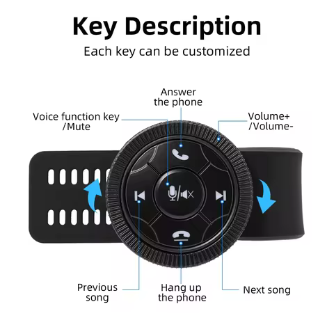 12 best sales bluetooth steering wheel volume control - №11