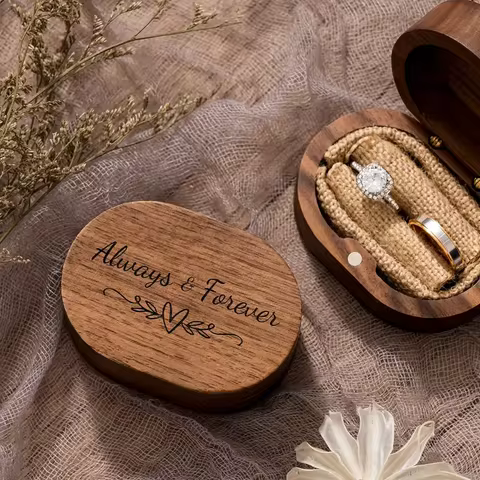 8 best sales wood ring box - №5