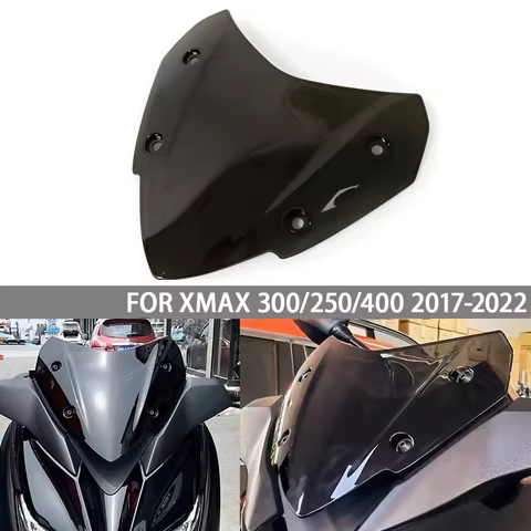 Motorcycle Sport Windshield WindScreen Visor Viser For YAMAHA XMAX300 Xmax250 XMAX 250 X-MAX300 XMAX300 2017 2018 2019 2020 2021 12 best sales sn850x 4tb - №10