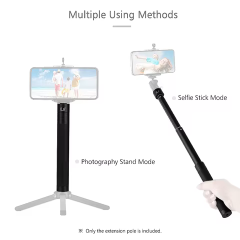 Metal Mini Tripod Stand for DJI Zhiyun Feiyu Gimbal Handle Grip Stabilizer DSLR Camera Monopod Tabletop Handheld with 1/4” Screw 6 best sales tripod handle - №1