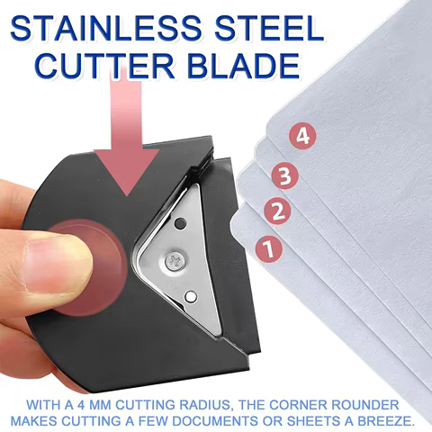 Corner Rounder R4 Corner Punch Portable Paper Trimmer Cutter For Cards Photo Cutting DIY Craft Scrapbooking Tools 10 best sales corner punch - №3
