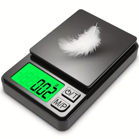 Precision Pocket Scale 1000g X 0.1g - Digital Gram, Food, Jewelry, Ounces/Grains Scale with Backlit LCD - Mini Scale for Travel 8 best sales pharma - №1