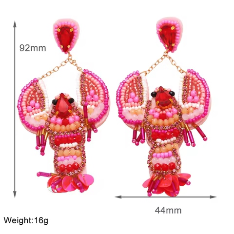 12 best sales boho beaded earrings - №12