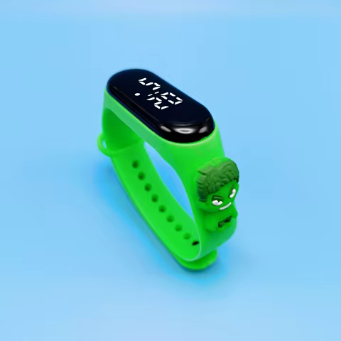 Marvel Children's Watch Cartoon Fashion Watches Electronic Digital LED Display Watches Waterproof Holiday Gift Kids Watches 10 best sales spiderman kids watch - №4