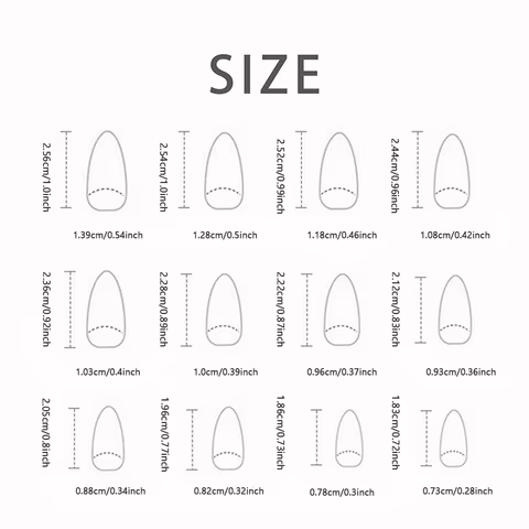 8 best sales designer press on nails - №8