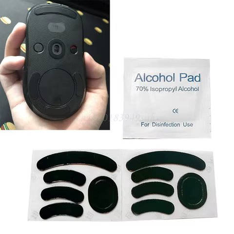 2 Sets Replacement 0.6mm Mouse Feet Skates Mouse Stickers Pads For Logitech G Pro Wireless Mouse Skates 12 best sales rtx3050 - №12